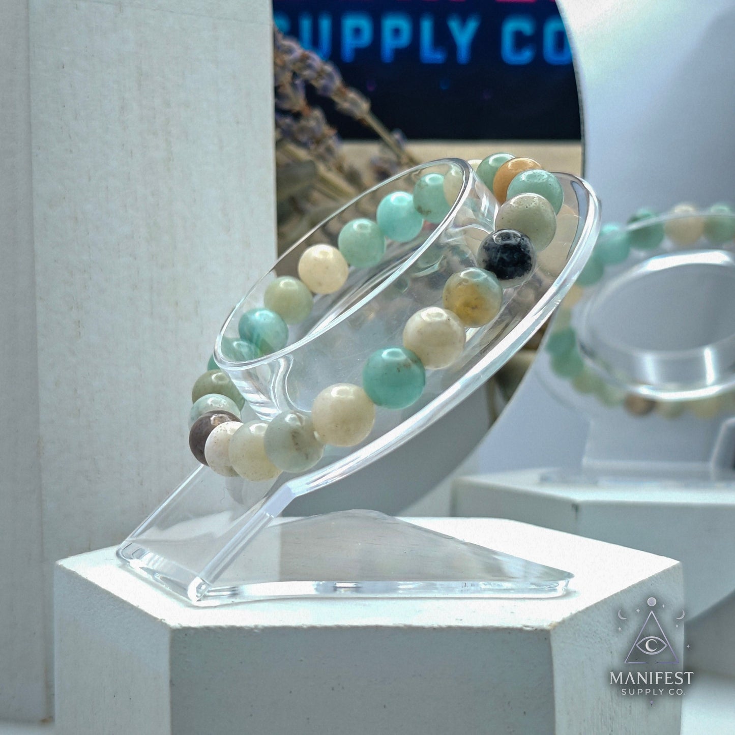 Amazonite Crystal Bracelet - 8mm