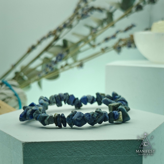 Lapis Lazuli Chip Bracelet