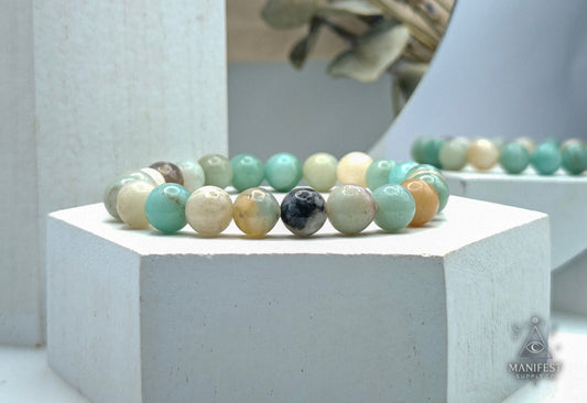 Amazonite Crystal Bracelet - 8mm