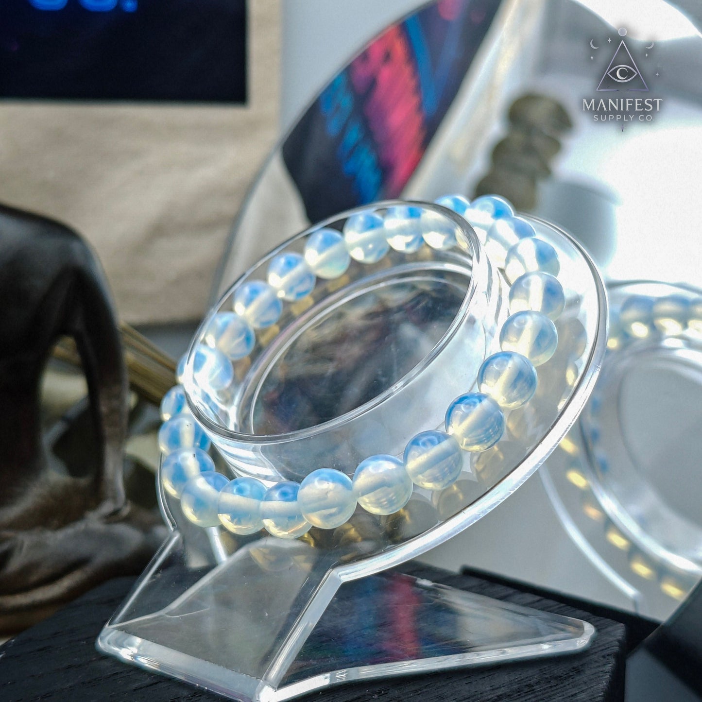 Opal Crystal Bracelet - 8mm