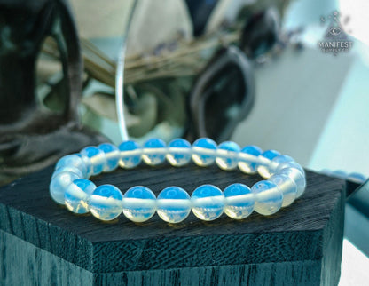 Opal Crystal Bracelet - 8mm