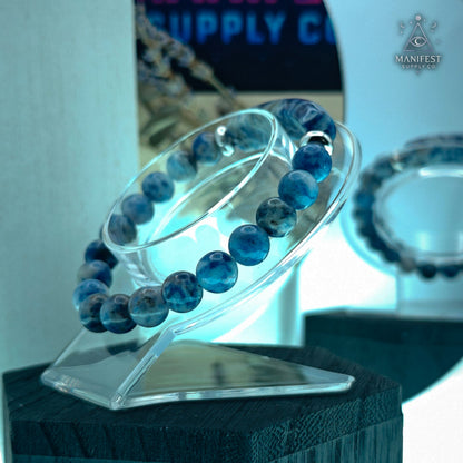 Sodalite Crystal Bar Bracelet