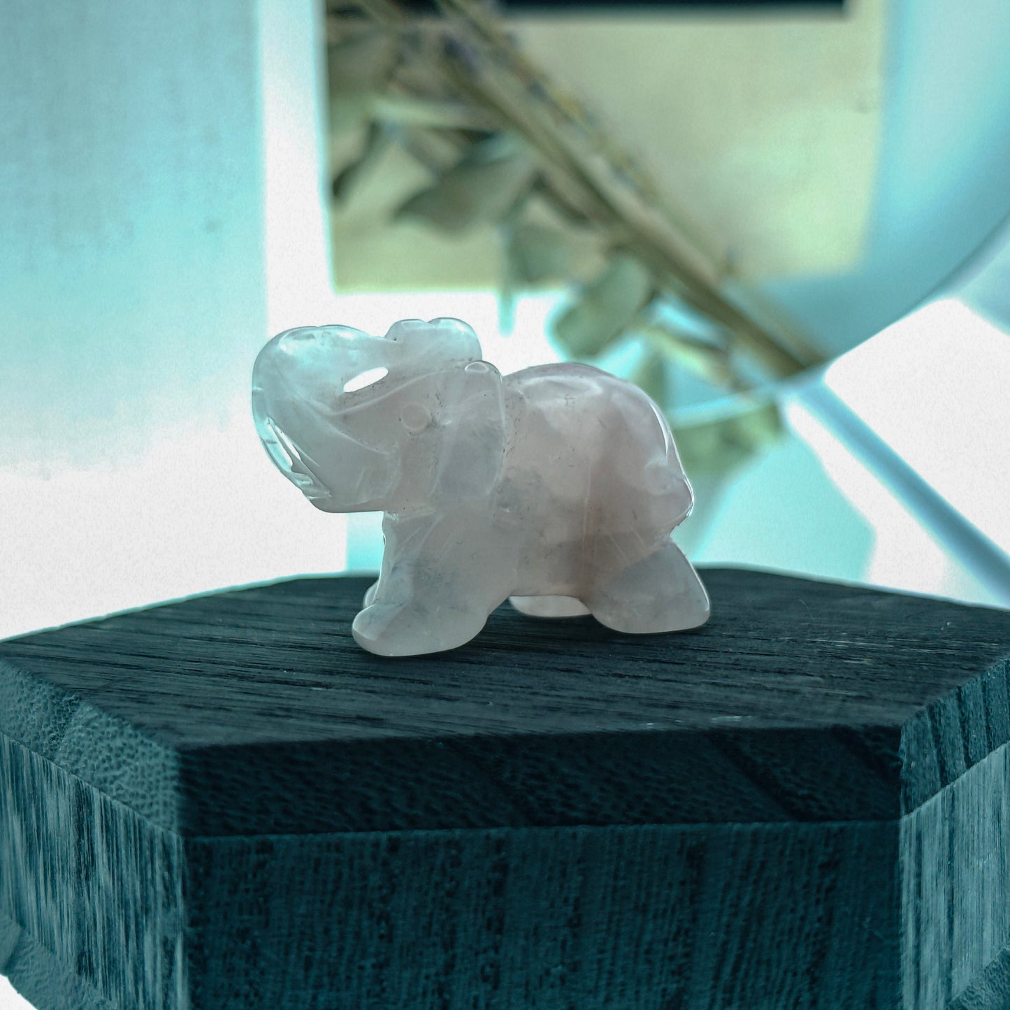 Mini Crystal Elephant Figurine