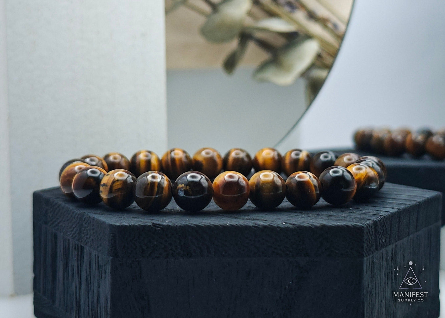 Tiger Eye Crystal Bracelet -8mm