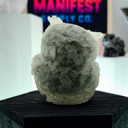 Howlite Owl Crystal Figurine