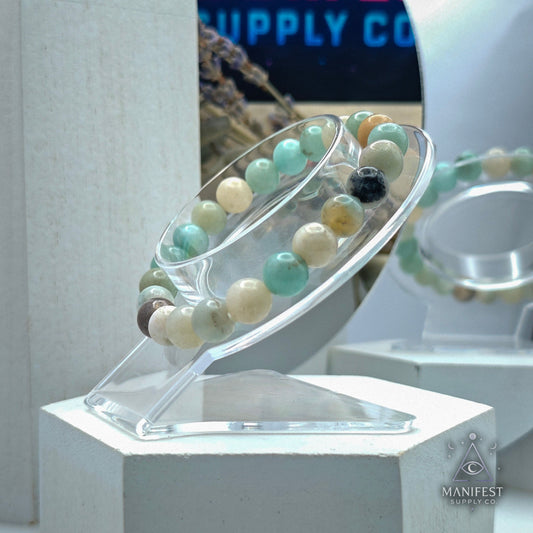 Amazonite Crystal Bracelet - 8mm