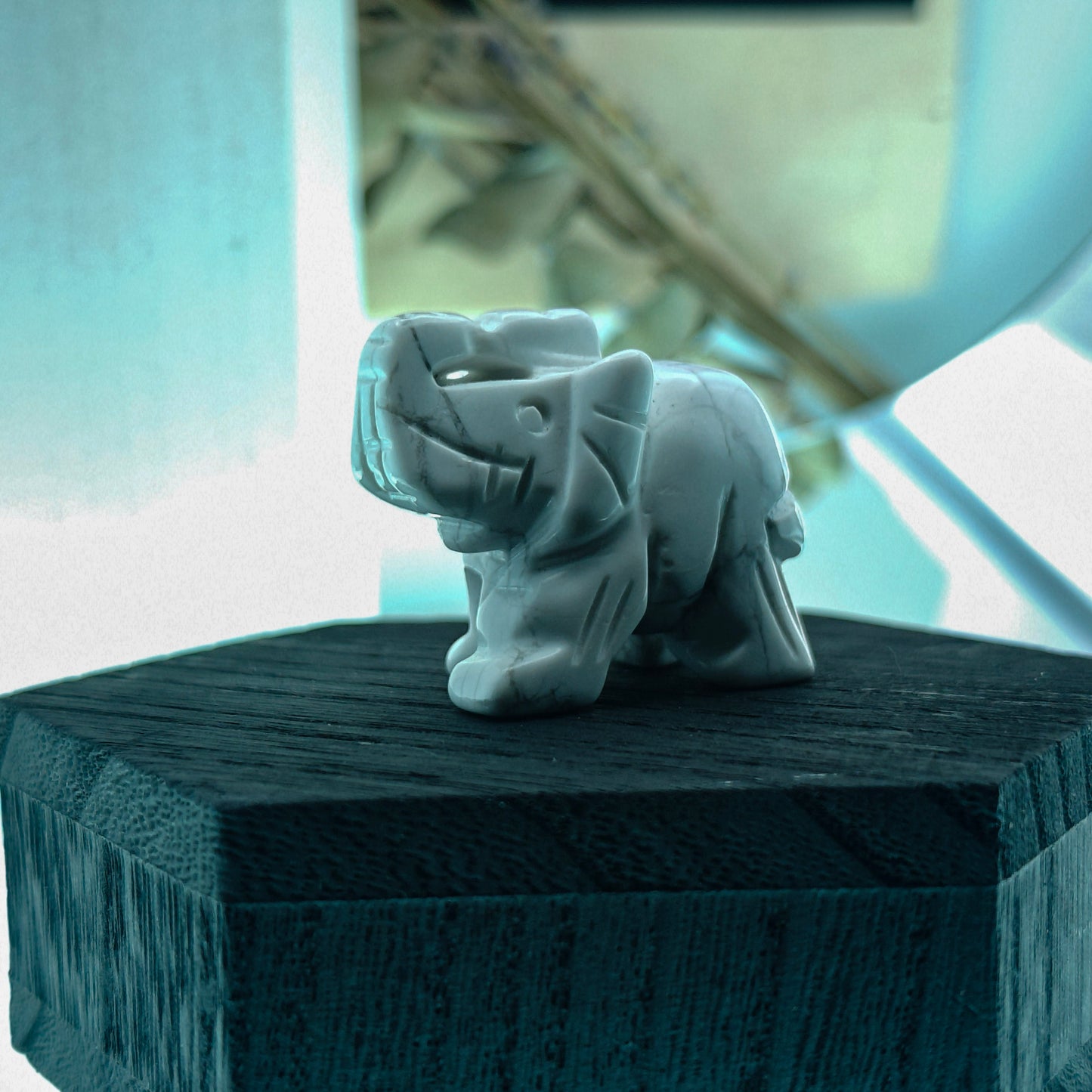 Mini Crystal Elephant Figurine