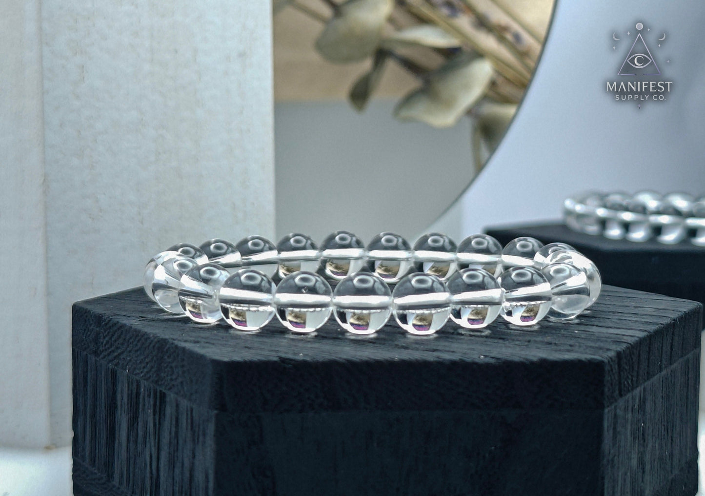 Clear Quartz Crystal Bracelet - 8mm