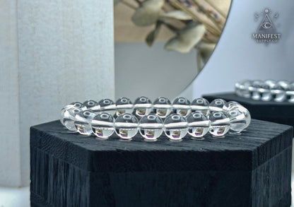 Clear Quartz Crystal Bracelet - 8mm