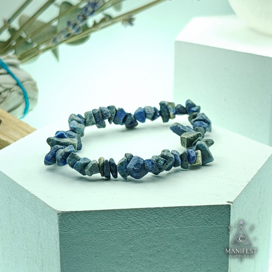 Lapis Lazuli Chip Bracelet