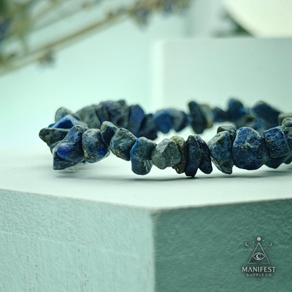 Lapis Lazuli Chip Bracelet