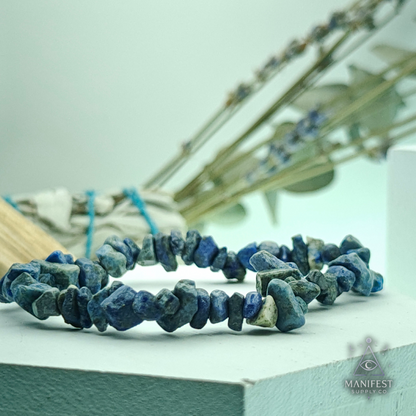Lapis Lazuli Chip Bracelet